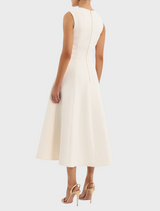 Freyja Midi Dress - Cream