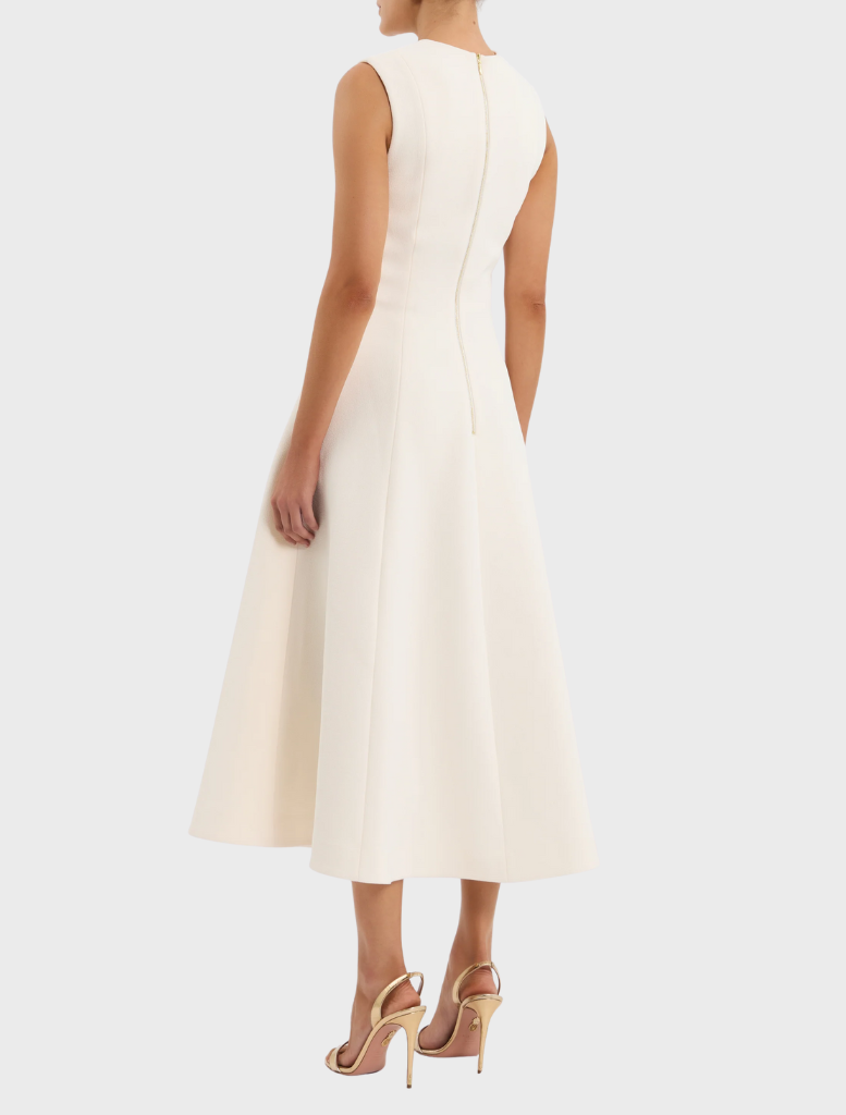 Freyja Midi Dress - Cream