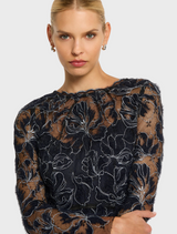 Cynthia Midi - Black-navy