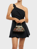 Audrey Sequin Top Handle - Bronze