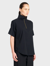 Half Zip Shirt - Black