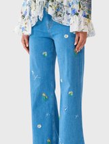 Jenna High Waisted Flare - Denim