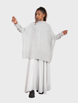 Oversized Iklerk Pullover - Cloudy Grey