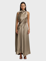 Ewart Maxi Dress - Walnut