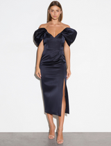 Emma Dress - Navy