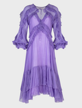 Frill At Ease Dress - Lilac