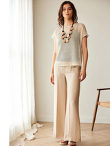 Lustre Linen Trousers - Sand
