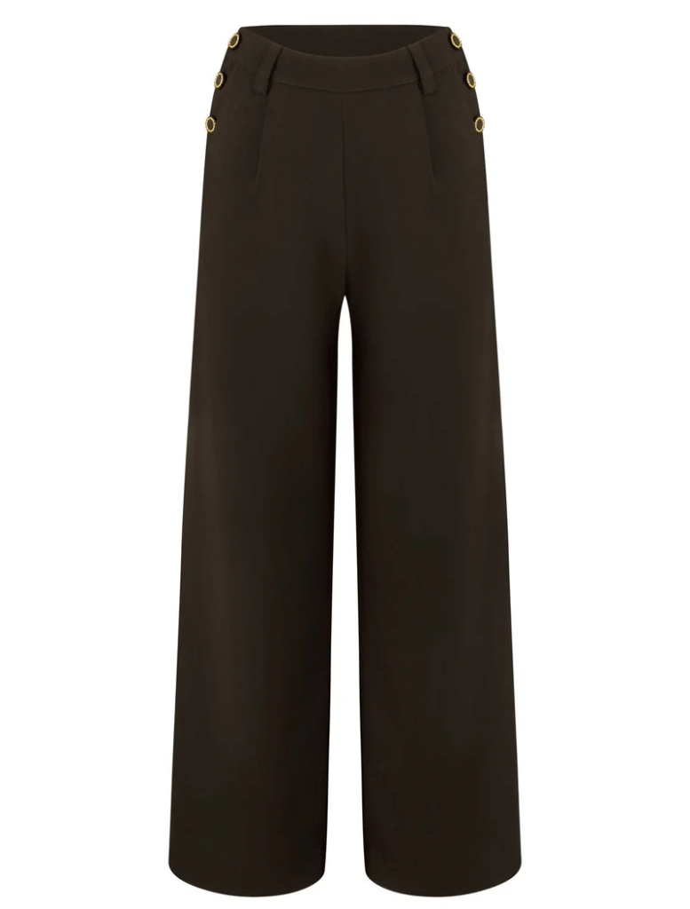 Bring It All Back Trouser  - Black