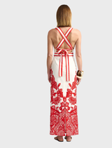 Clara Dress - Ruby Antique