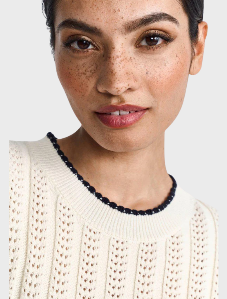 Knitted Shirt - Pearl White