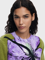 Thin Gauge Pullover - Floral Print
