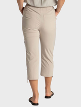Cropped Zip Cargo - Putty