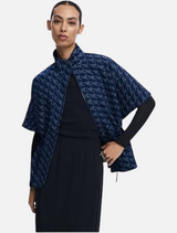 Poncho Imago. - Denim Blue