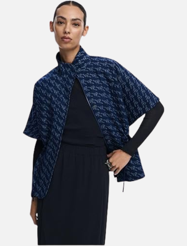 Poncho Imago. - Denim Blue