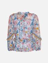 Anacapri Blouse - Ecru Multi