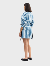 Darcey Jacket - Powder Denim Stripe