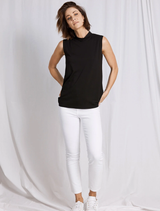 Ascot Tank Top - Black