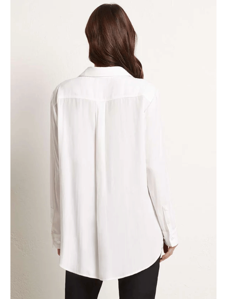 Single pocket shirt - White