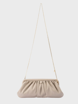 Catherine Gathered Clutch - Mink