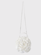 Rosita Rosette Frame Bag - White