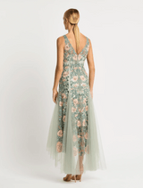 Willow Gown - Sage/Pink