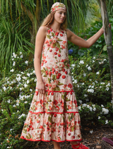 Print-Cess Diaries Dress - Cherry