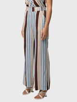 Willow Linen Viscose Pant - Iridescent Stripe