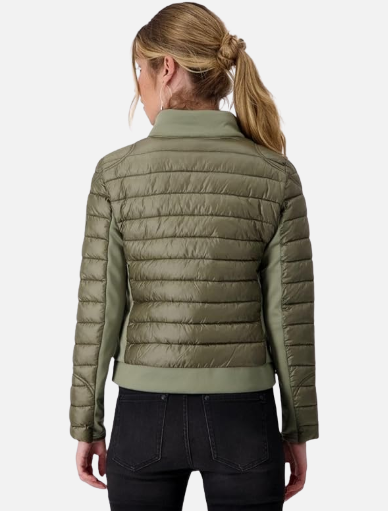 Stand-Up Collar Jacket - Green Tea