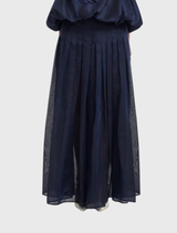 Juno Pleated Pants - Midnight