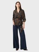 Palazzo Jeans - Dark Denim Blue