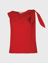 Top Knot Top -  Red