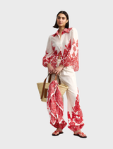 Vivian Blouse - Ruby Antique