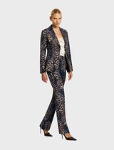 Leo Pant - Chocolate-Blue