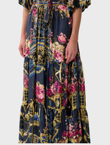 High Waisted Tiered Skirt - Ornate On A Plate