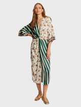 Camilla Twisted Waist Dress - Sporty Jade