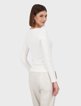 Shirt Rib with Jewellery - Off-White