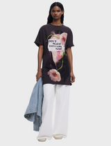 T-shirt Style Dress - Antracita