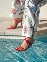 Sweet Walker Trouser - White Floral