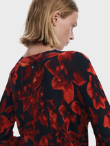 Thin Gauge Pullover - Floral Print