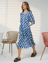 Vision Shirt Dress - Denim Multi