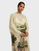 Willow Kaftan Maxi Dress - Serene Print