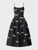 Ursula Midi Dress - Black