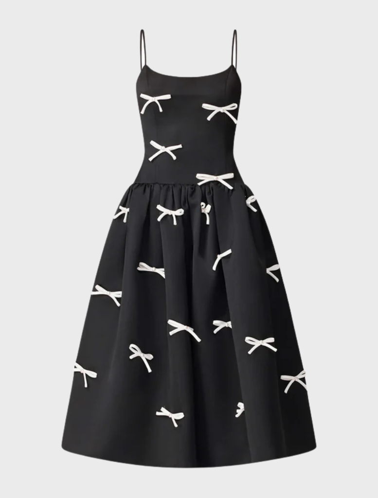 Ursula Midi Dress - Black