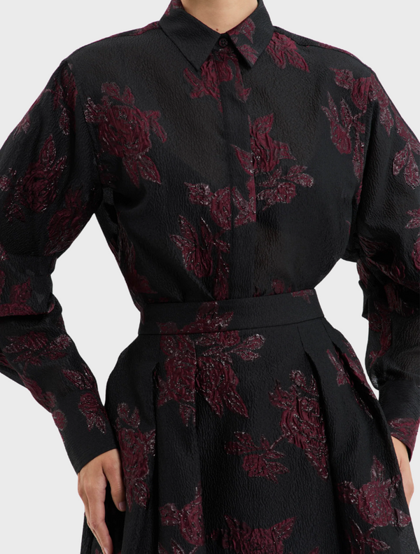 Florentina Blouse - Wine