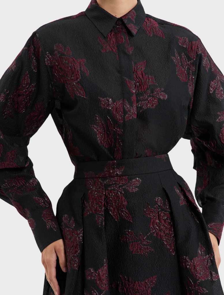 Florentina Blouse - Wine