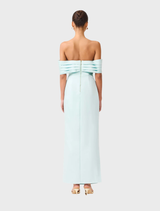 Manon Off The Shoulder Gown - Seagreen