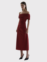 Gale Dress - Wine