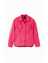 Women's Pink Denim Jacket