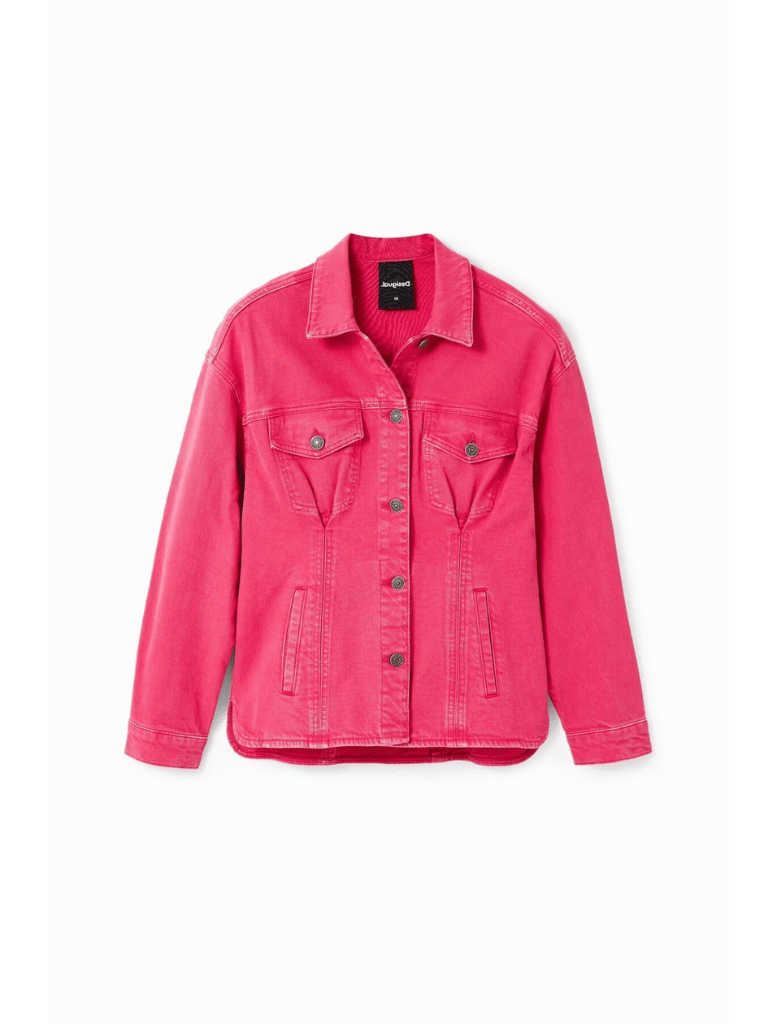 Women's Pink Denim Jacket