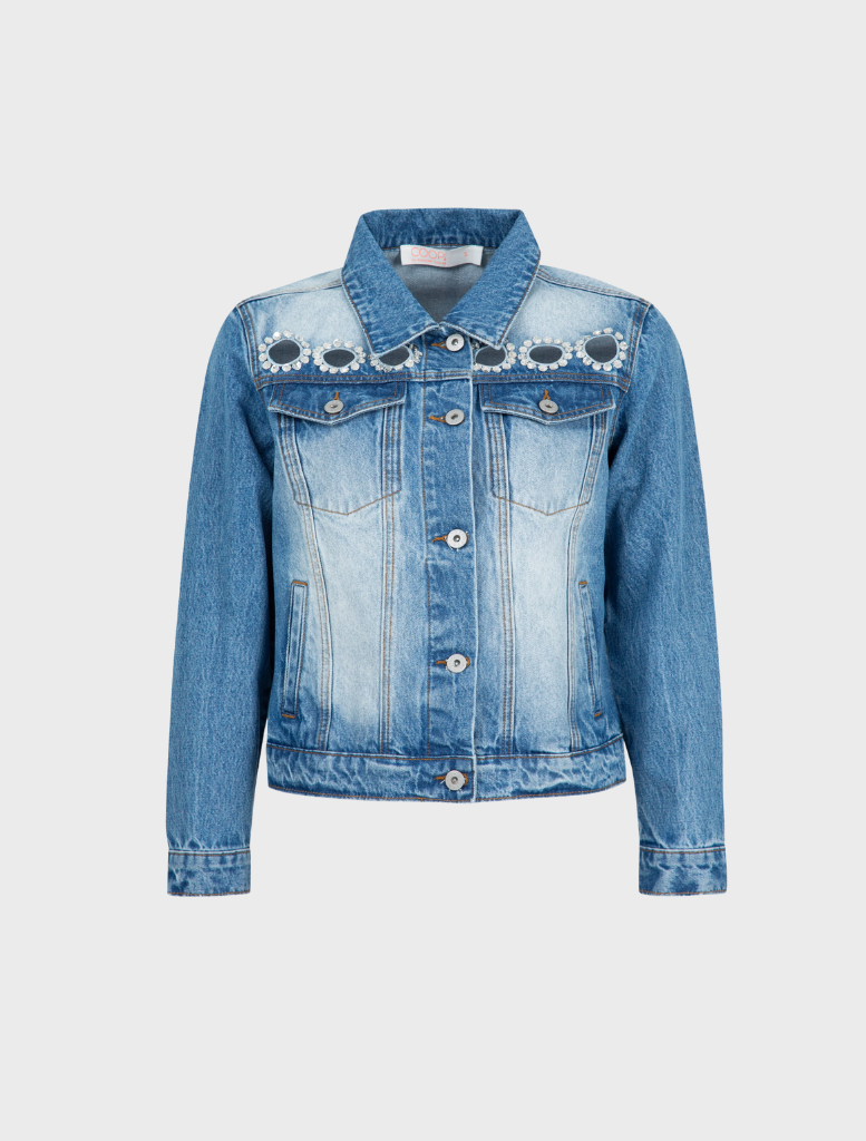 Diamond Life  Jacket  - Blue Denim
